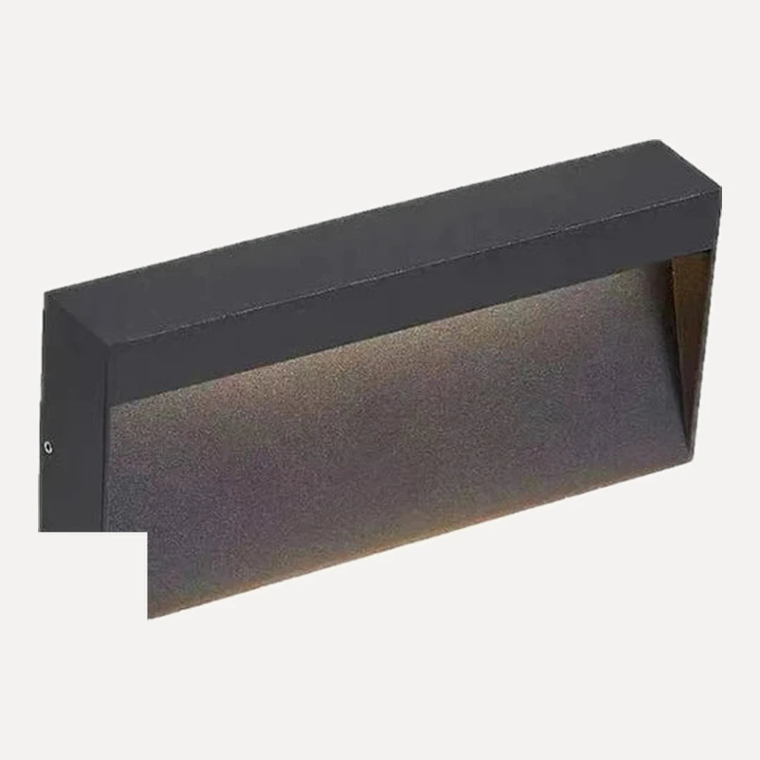 Carantec, balise murale pour marches et allées, rectangulaire 25 cm