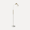 Montpazier, liseuse orientable, touches dorées, blanc et doré