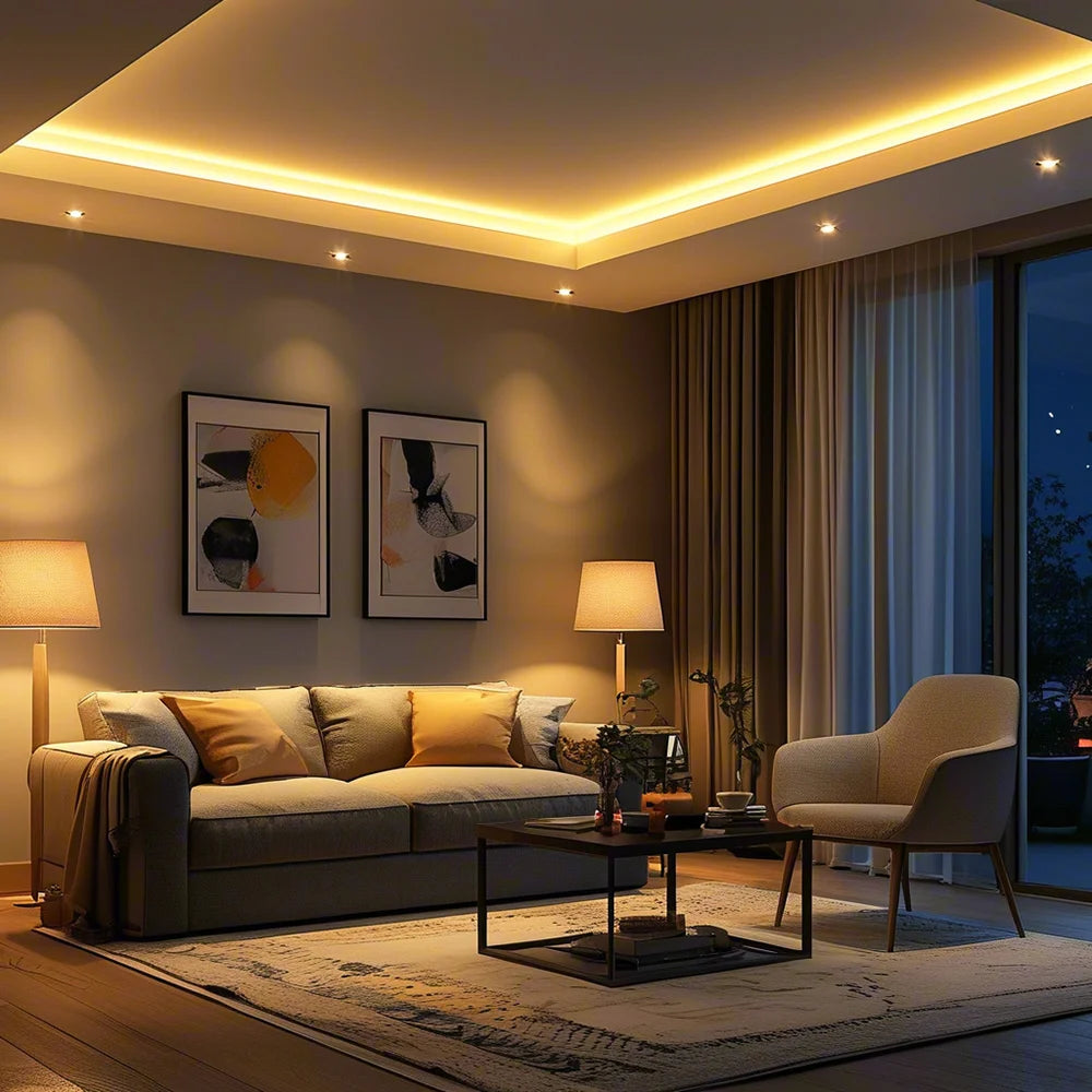 Ruban LED COB étanche IP68 pour l'extérieur, 5 à 30 m – Lumbres, vue d’ambiance