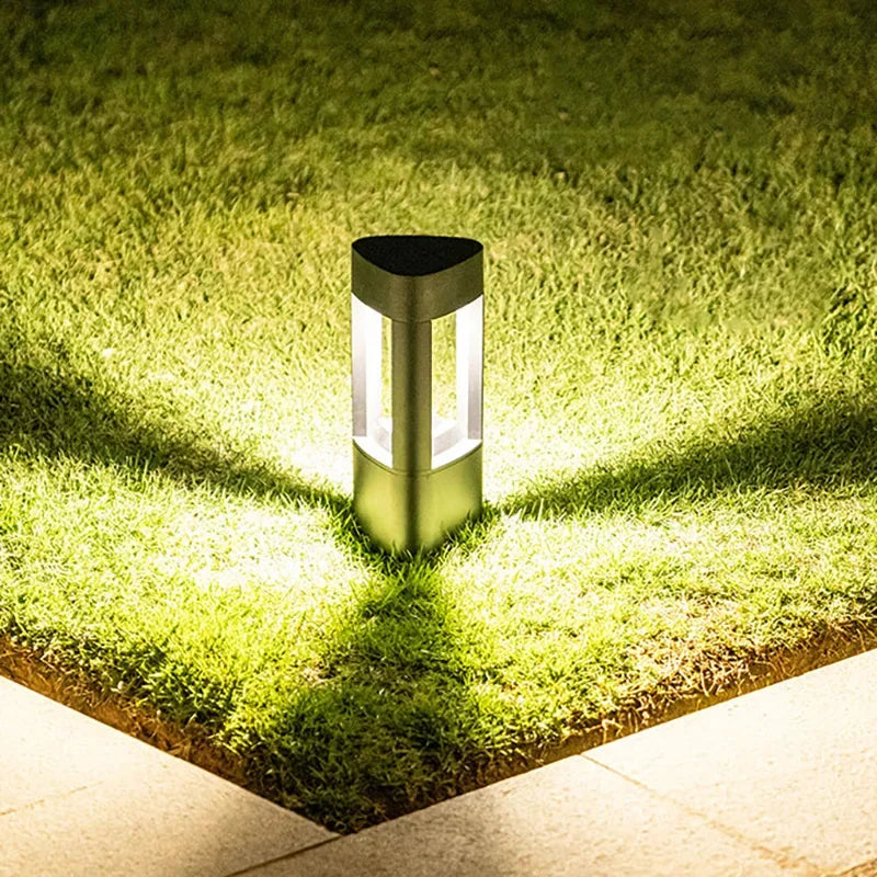 Borne de jardin à fente lumineuse, 30 à 90 cm – Hourtin, vue d’ambiance