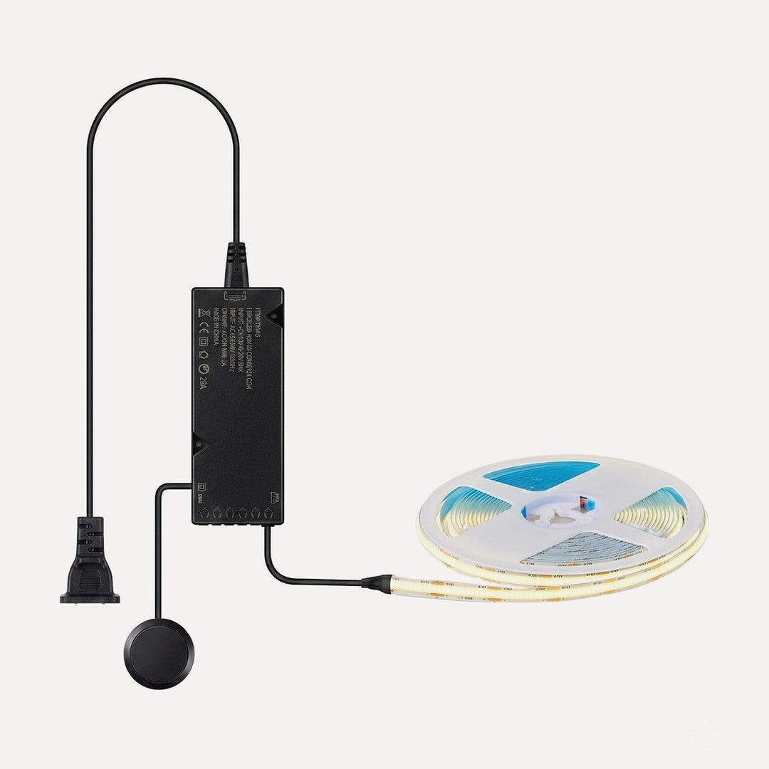Kit LED sous meuble à interrupteur tactile, 1 à 4 rubans – Aurel, version 1 ruban