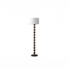 Lampadaire, bois foncé