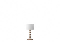 Lampe à poser, bois naturel
