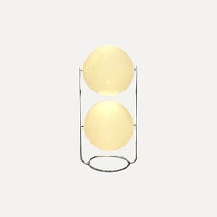 Deux globes, H 80 cm