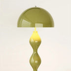 Lampadaire champignon laqué, six couleurs – Cortona, sur fond blanc