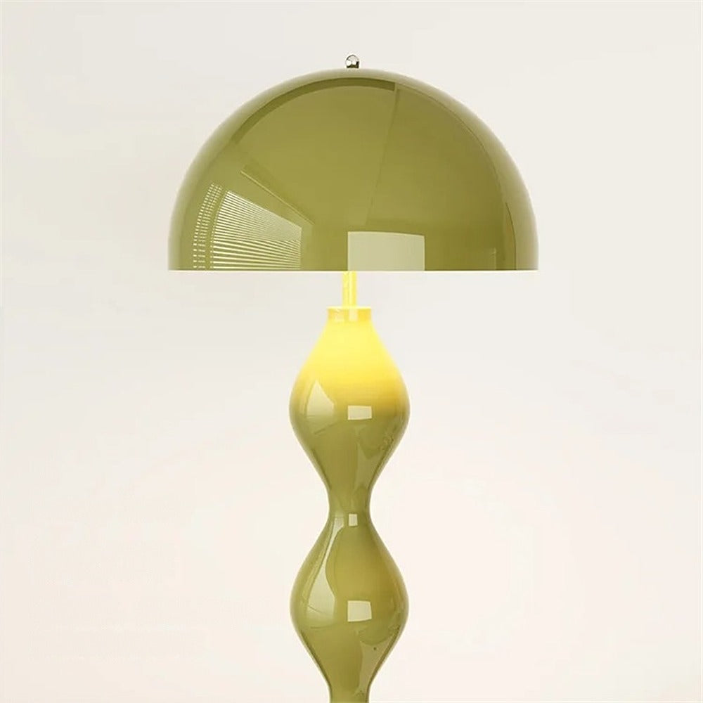 Lampadaire champignon laqué, six couleurs – Cortona, sur fond blanc
