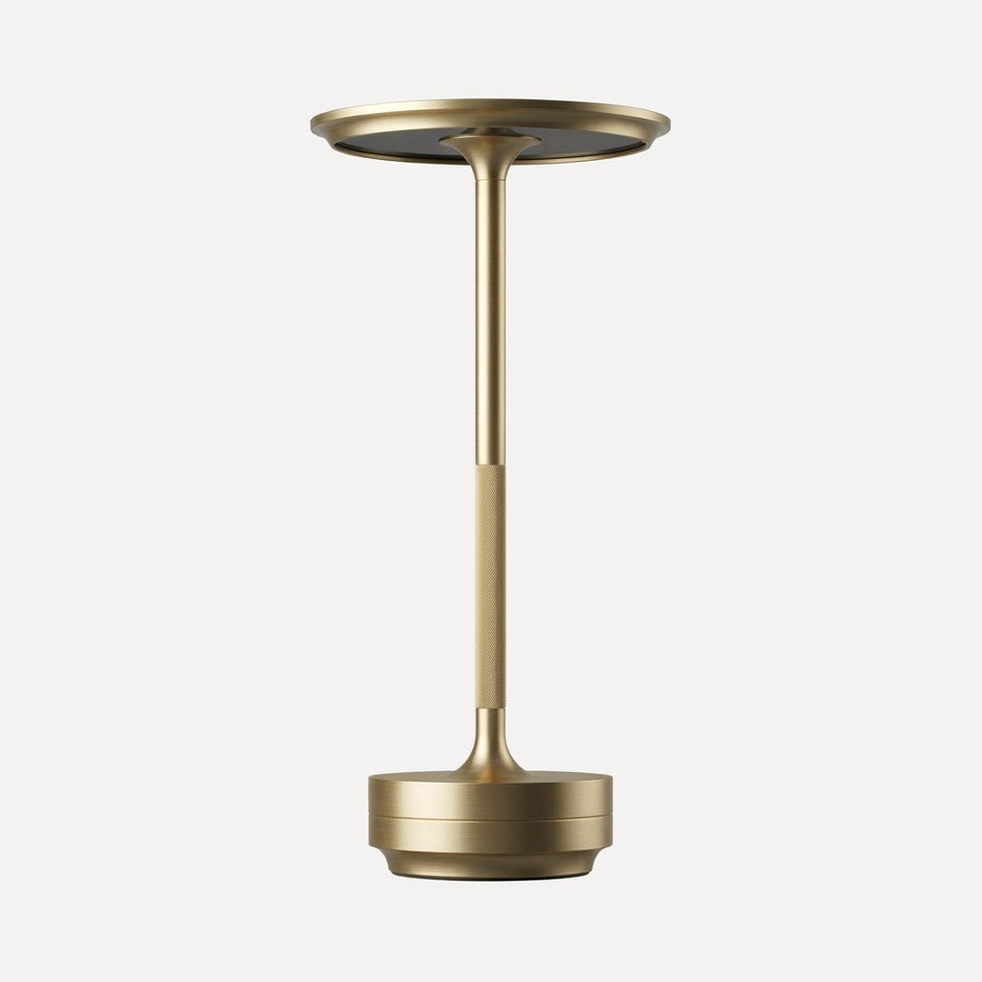 Domfront, lampe sans fil soucoupe, tactile, Doré