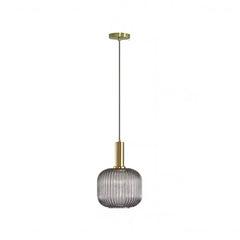 Verre fumé, boule Ø 20 cm