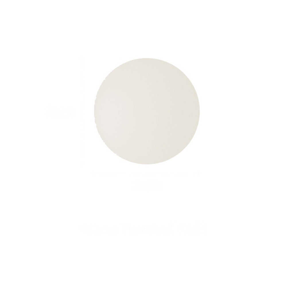 Applique globe ou demi-globe en verre, base invisible – Erquy, finition globe dépoli, Ø 12 cm