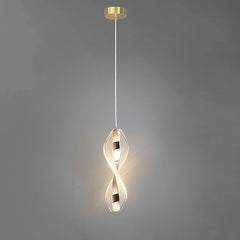Goutte torsadée, 1 suspension