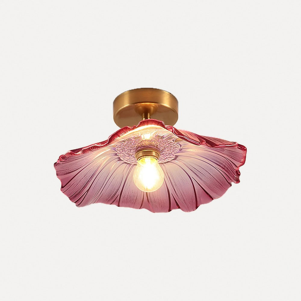 Plafonnier en verre coloré, plus de trente modèles – Eus, sur fond blanc