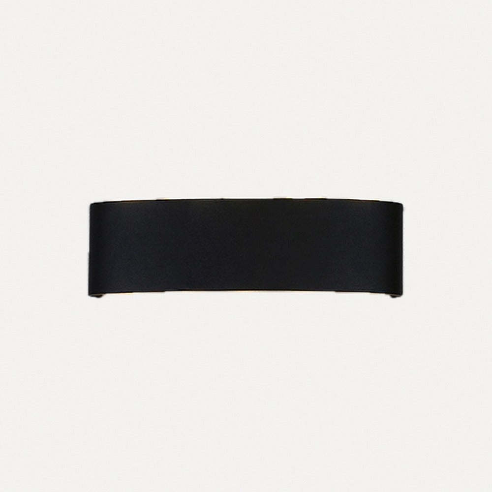 Applique extérieure multi-faisceaux, 2 à 12 rayons – Fréhel, finition 10 faisceaux, noir