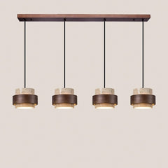 4 lampes, rampe 100 cm