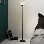 Lampadaire vasque minimaliste, avec ou sans liseuse – Guéthary allumé