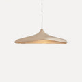 Grande suspension wabi-sabi effet enduit, 80 cm – Imbe, sur fond blanc