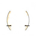 Applique LED arc de cercle noir, 55 ou 105 cm – Marvão, finition la paire, gauche et droite / 55 cm