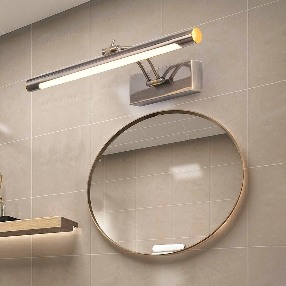 Applique tableau et miroir en inox, 40 à 70 cm – Monsaraz, vue d’ambiance