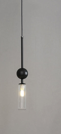 Noir, verre transparent