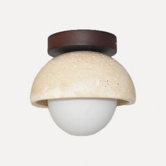 Coupole et globe, noyer