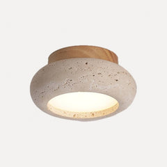 Galet Ø 25 cm, bois clair