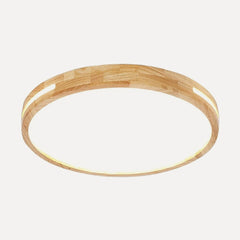 Bois naturel, halo latéral
