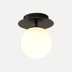 Noir, verre opalin