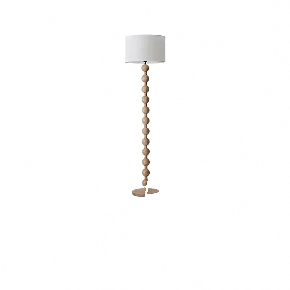 Lampadaire en bois massif, style japonais, deux modèles – Ouchi, finition modèle A