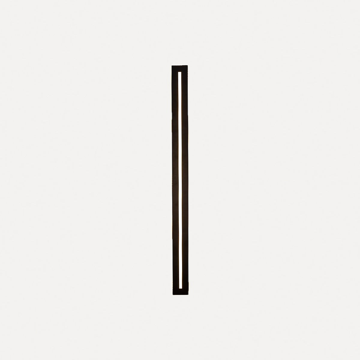 Applique extérieure cadre de lumière noir, 40 à 120 cm – Ouessant, finition 80 cm