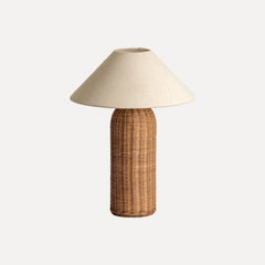 Pied colonne, abat-jour Ø 35 cm, H 47 cm