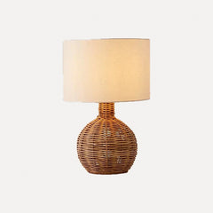 Pied boule, abat-jour Ø 36 cm, H 52 cm