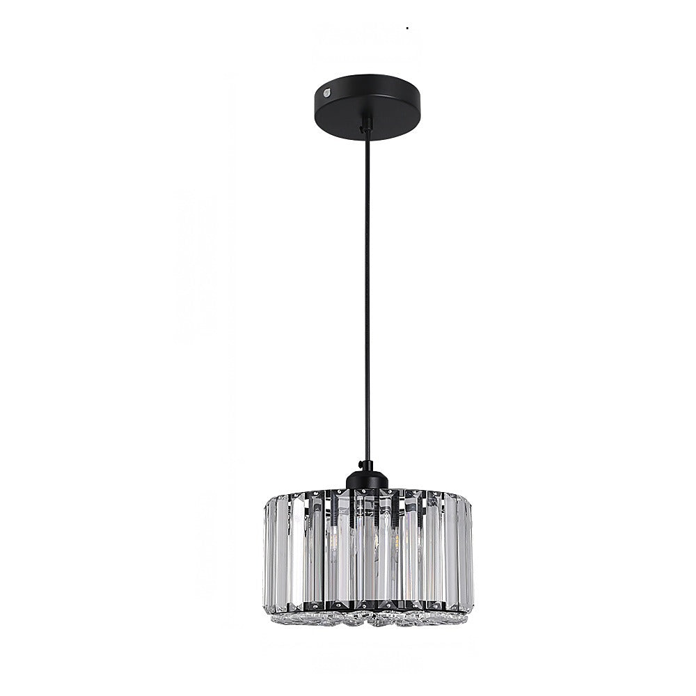 Plafonnier en cristal taillé, doré ou noir, cinq modèles – Peillon, finition modèle D, noir