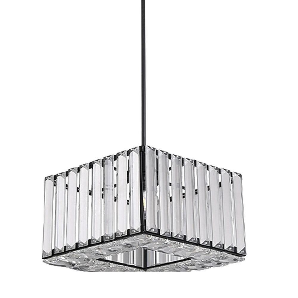 Plafonnier en cristal taillé, doré ou noir, cinq modèles – Peillon, finition modèle E, noir