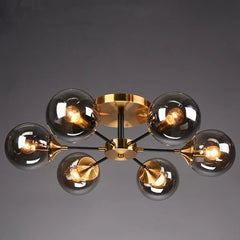 6 globes, fumé