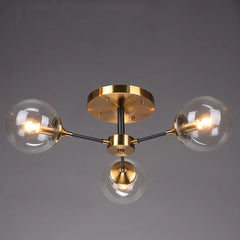 3 globes, transparent