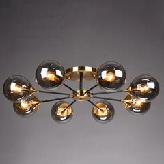 8 globes, fumé