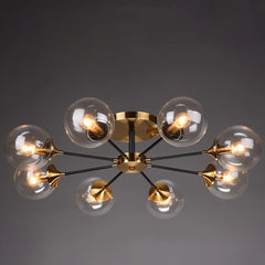 8 globes, transparent