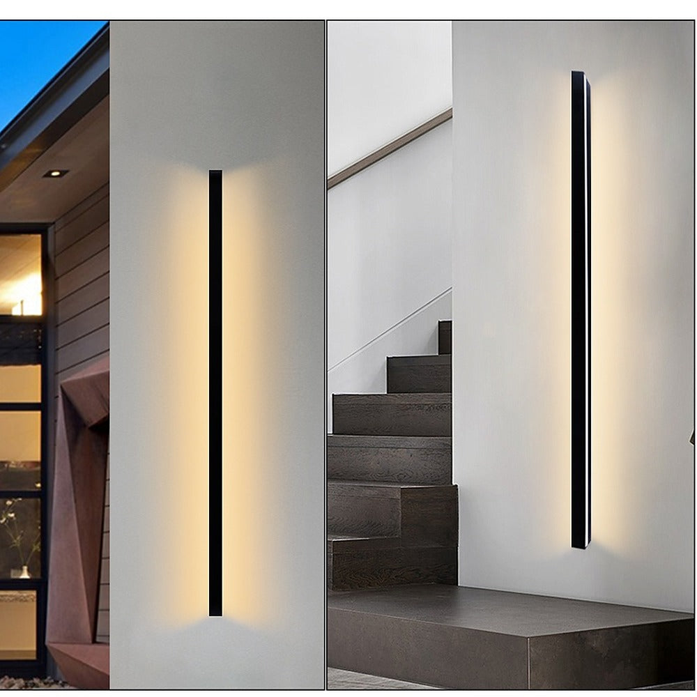 Applique extérieure ligne de lumière, 55 à 145 cm – Quiberon, sur fond clair