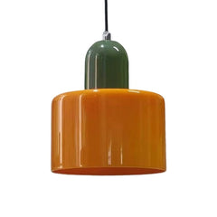 Orange vif et vert