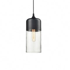 Cylindre, noir et transparent