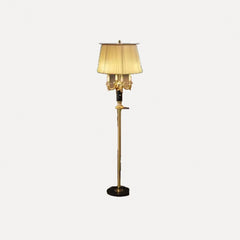 Lampadaire, abat-jour beige