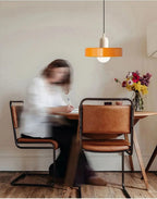 Suspension en verre coloré rétro – Positano, vue d’ambiance
